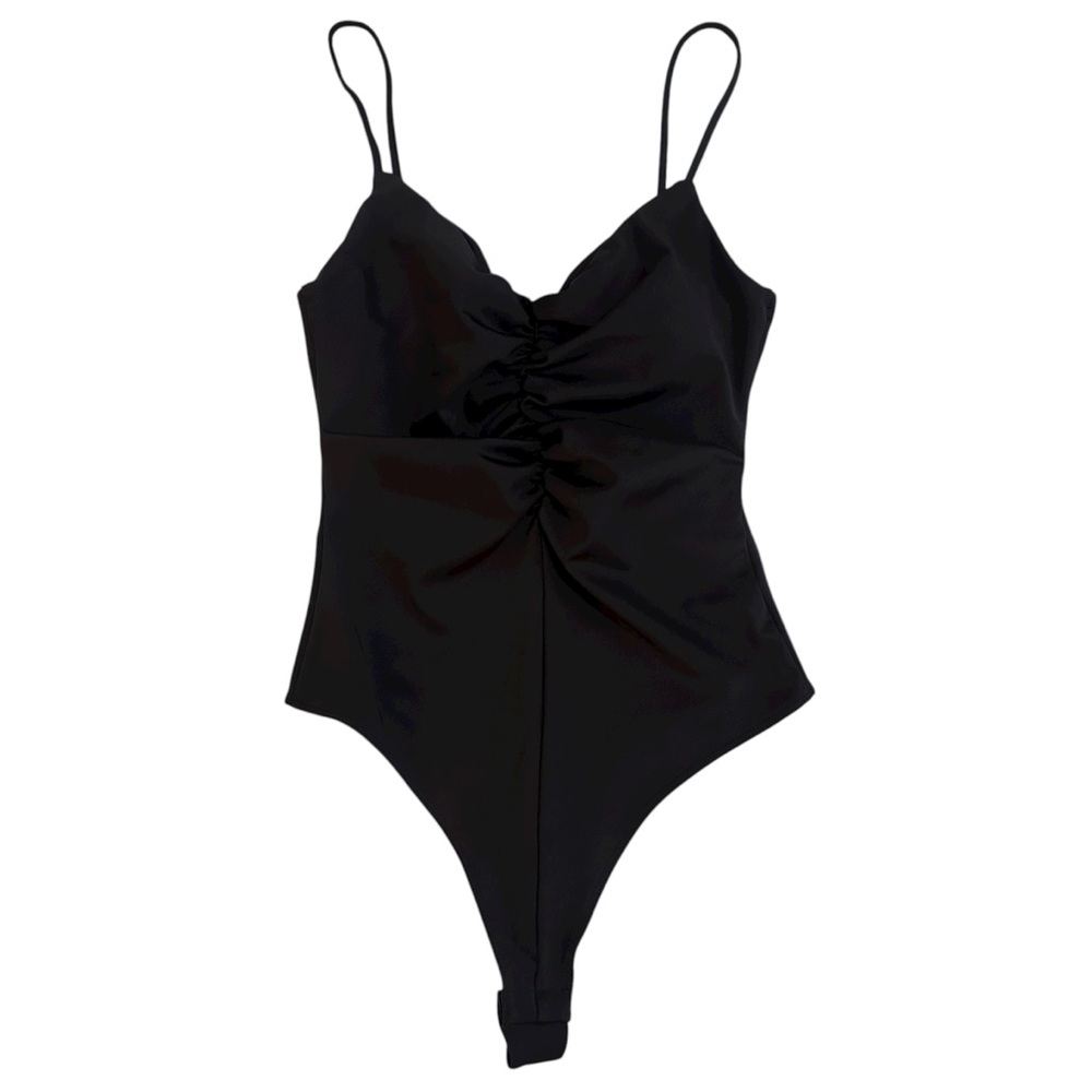 h&m ruched bodysuit